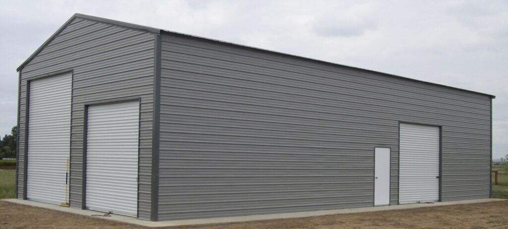 28x56x15 A-Frame, Vertical Roof Garage Serving Sacramento CA