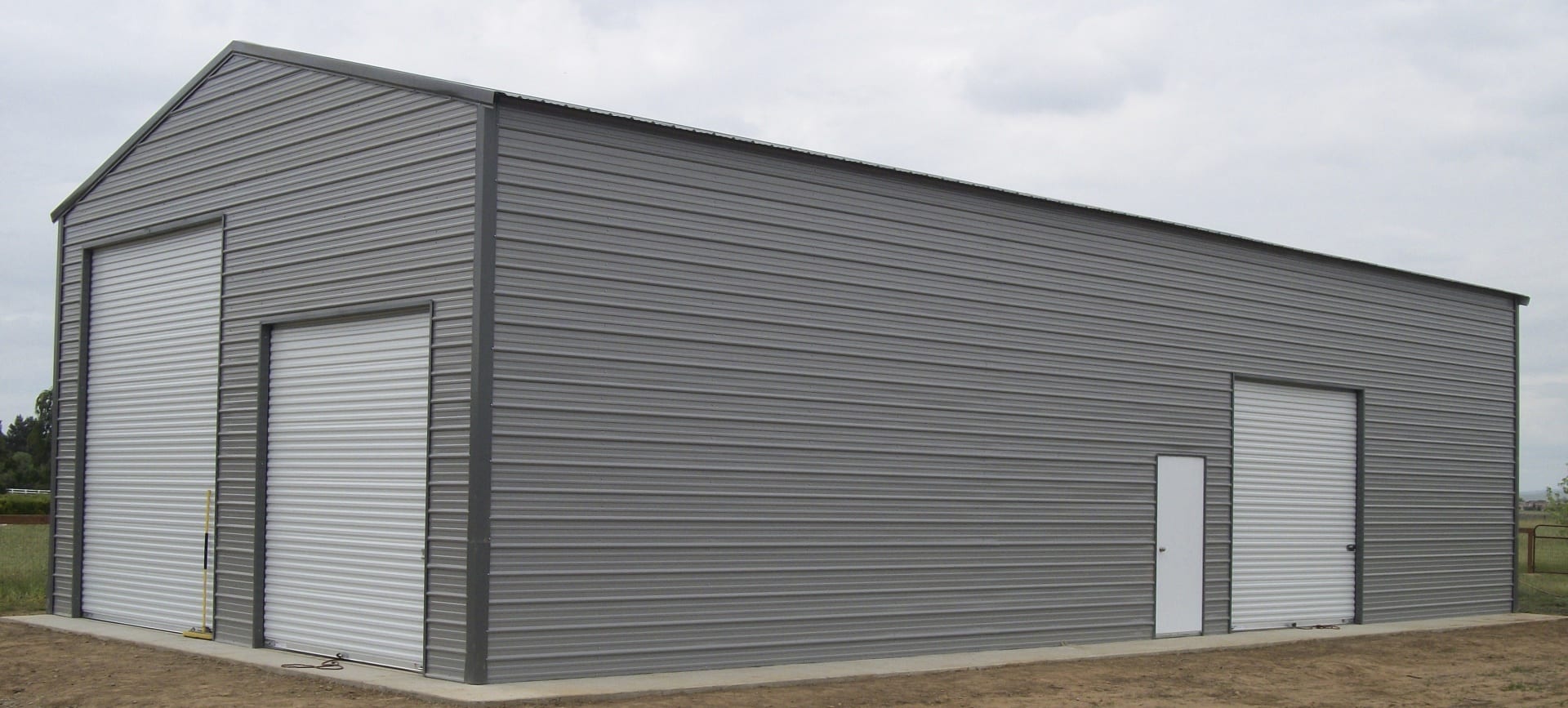  28x56x15 A-Frame, Vertical Roof Garage 