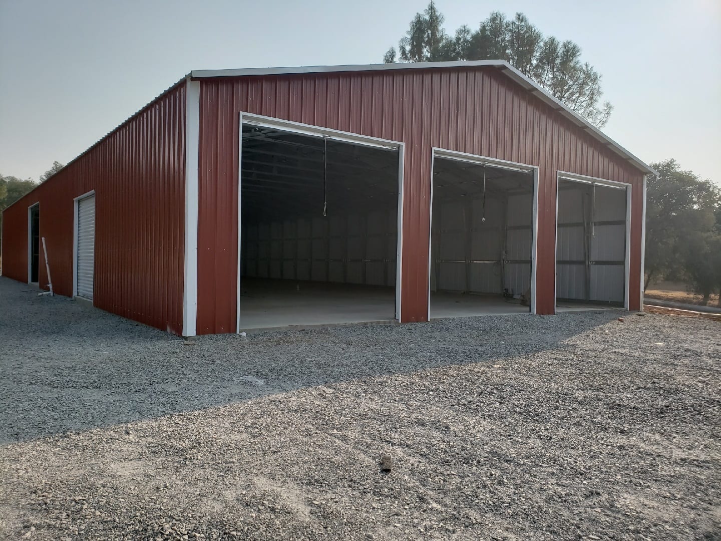 40x101x11 A-Frame, Vertical Roof Garage