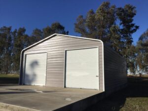 30X36X11-REGULAR-HORIZONTAL-ROOF-GARAGE-Metal Buildings- Jackson-CA