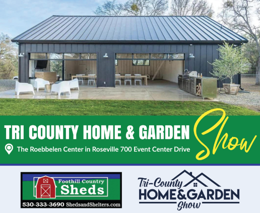 Foothill Country Sheds at the Tri-County Home & Garden Show this August