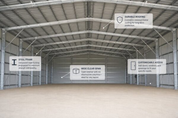 Commercial vs Standard Metal Buildings: Key Differences